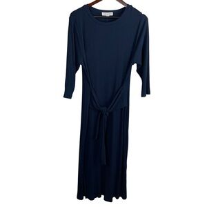 Amour Vert | Ocean Blue Colombe Paris Rib Dress New